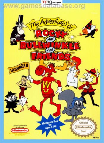 Cover Adventures of Rocky and Bullwinkle and Friends, The for NES